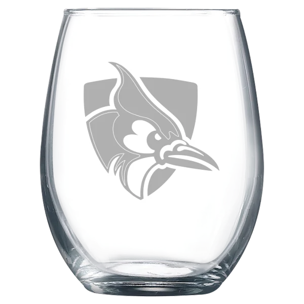 Johns Hopkins University Polar Camel 9 oz. Stemless Wine Glass