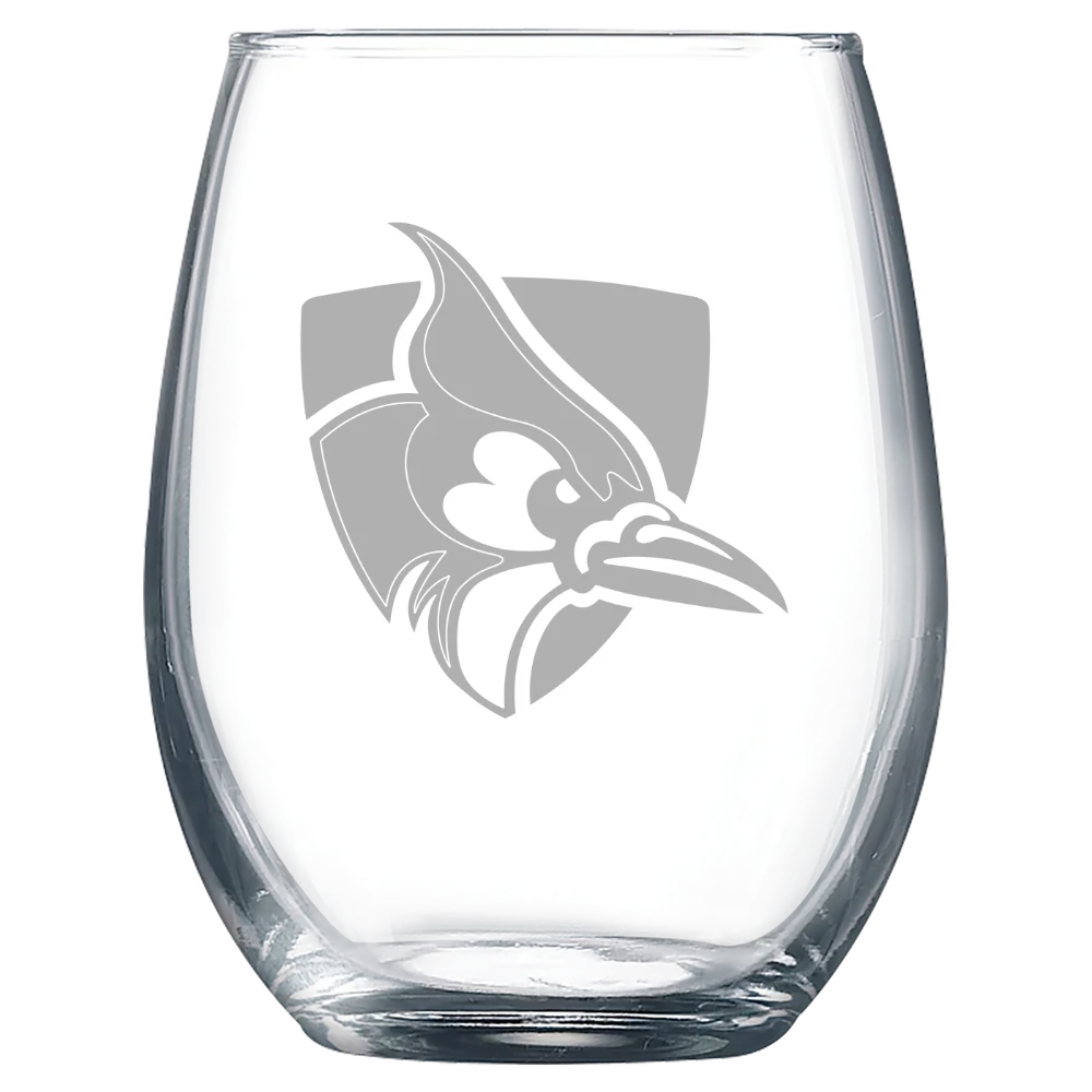 Johns Hopkins University Polar Camel 9 oz. Stemless Wine Glass