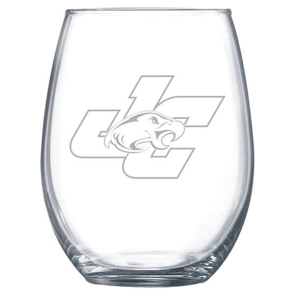 Juniata College Polar Camel 15 oz. Stemless Wine Glass
