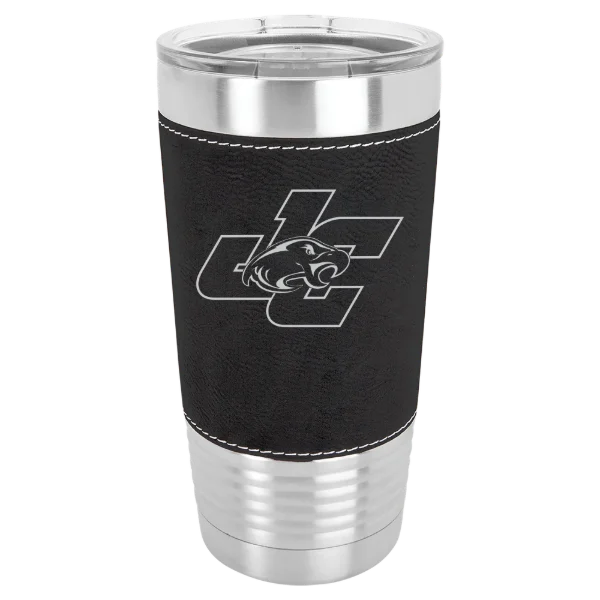 Juniata College Polar Camel 20 oz. Leatherette Grip Tumbler with Standard Lid