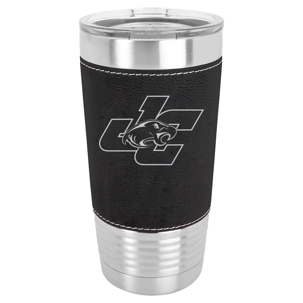 Juniata College Polar Camel 20 oz. Leatherette Grip Tumbler with Standard Lid