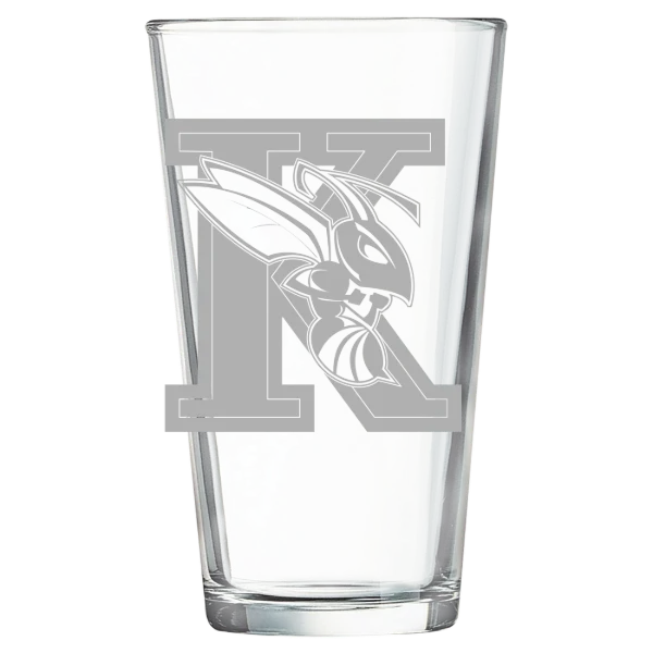 Kalamazoo College Polar Camel 16 oz. Pint Mixing Glass
