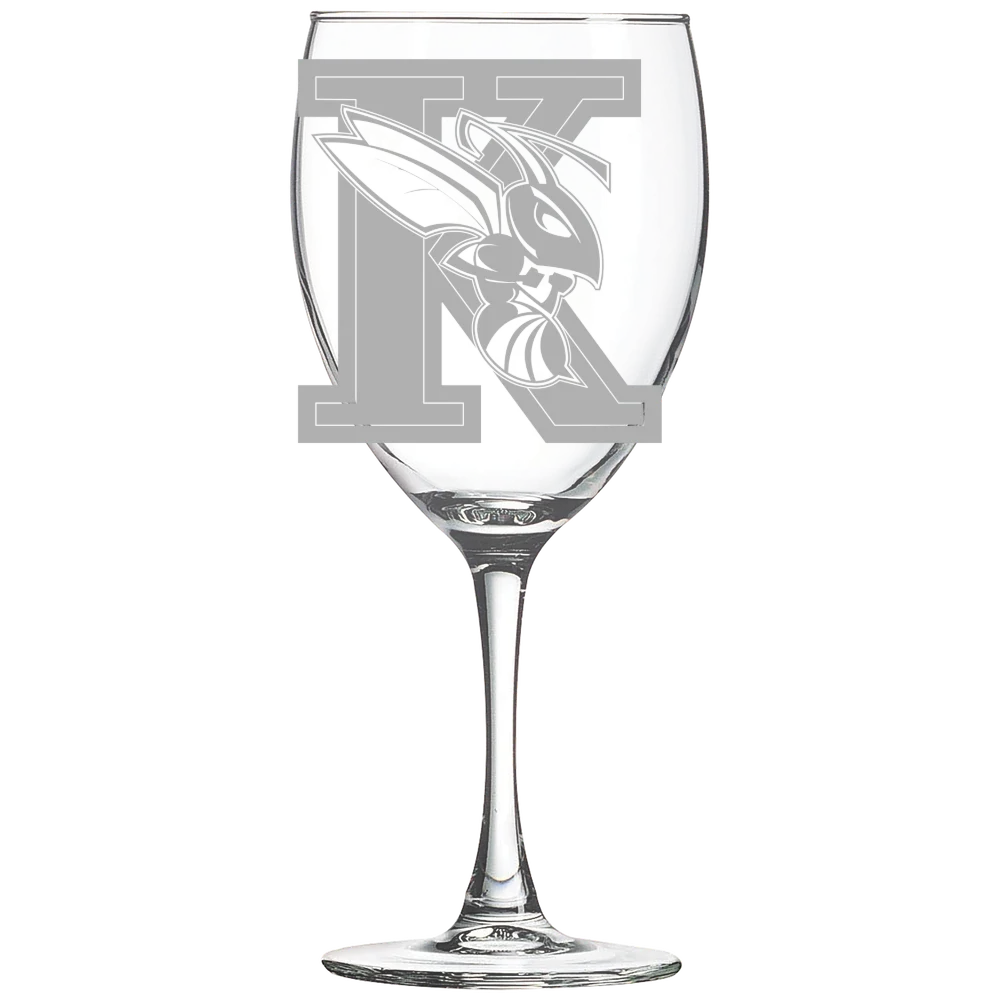Kalamazoo College Polar Camel 10 1/2 oz. Wine Glass