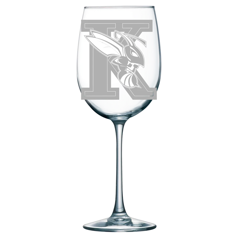 Kalamazoo College Polar Camel 19 oz. Wine Glass