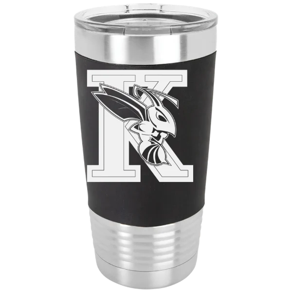 Kalamazoo College Polar Camel 20 oz. Silicone Grip Tumbler with Standard Lid