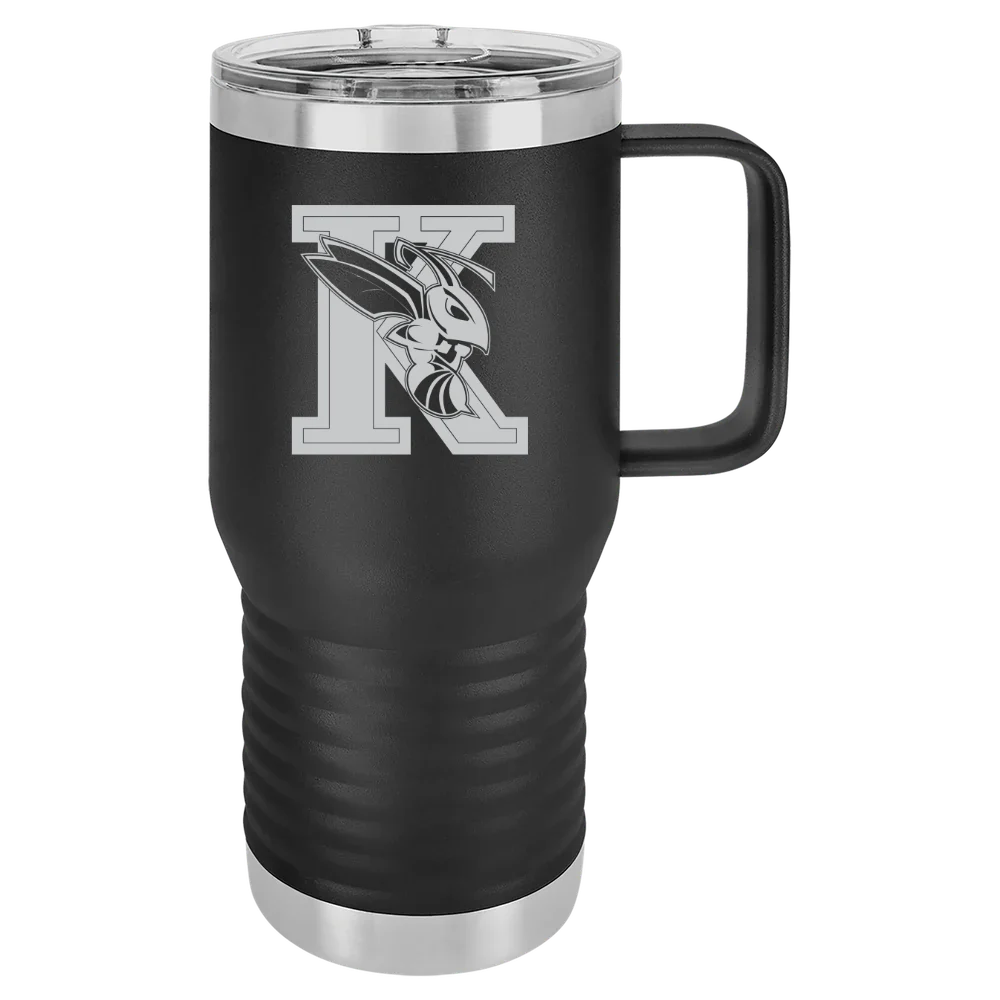 Kalamazoo College Polar Camel 20 oz. Travel Mug with Slider Lid