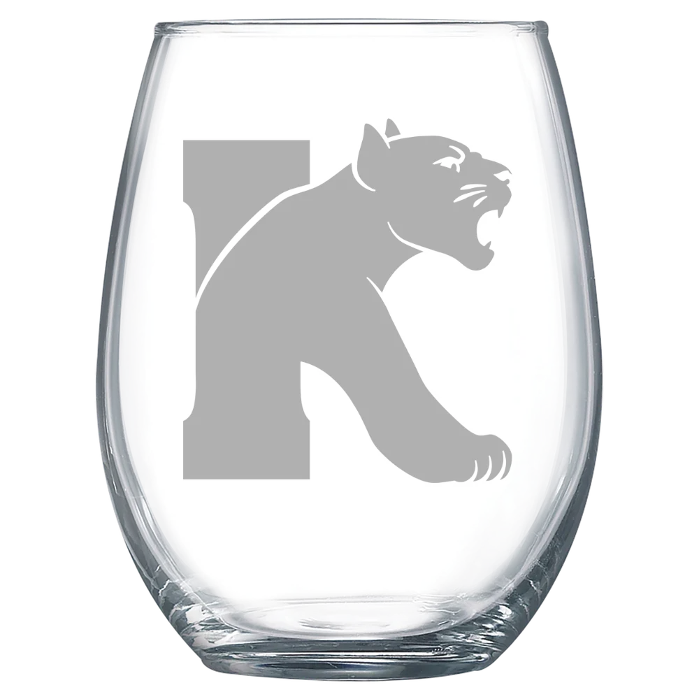 Kean University Polar Camel 15 oz. Stemless Wine Glass