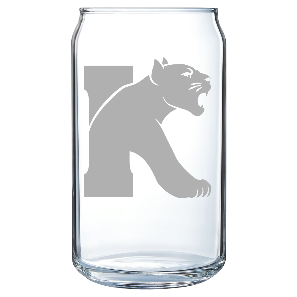 Kean University Polar Camel 16 oz. Can Glass