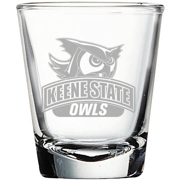 Keene State College Polar Camel 1.7 oz. Shot Glass