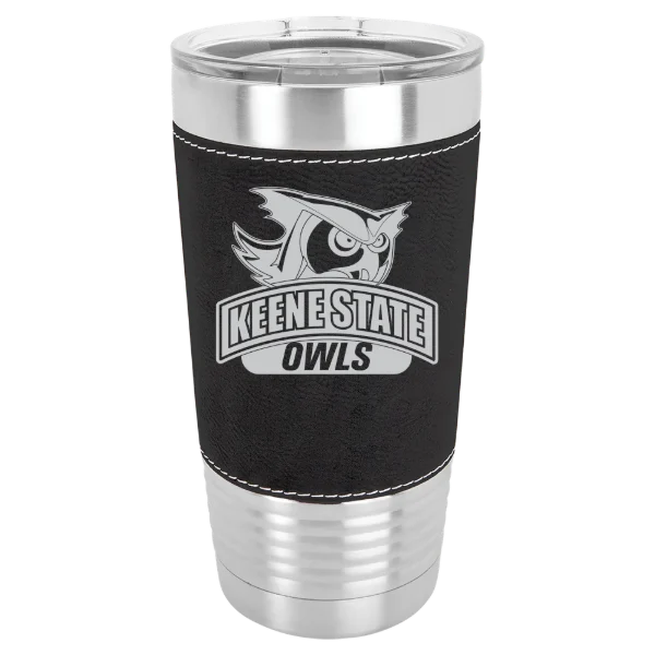 Keene State College Polar Camel 20 oz. Leatherette Grip Tumbler with Standard Lid