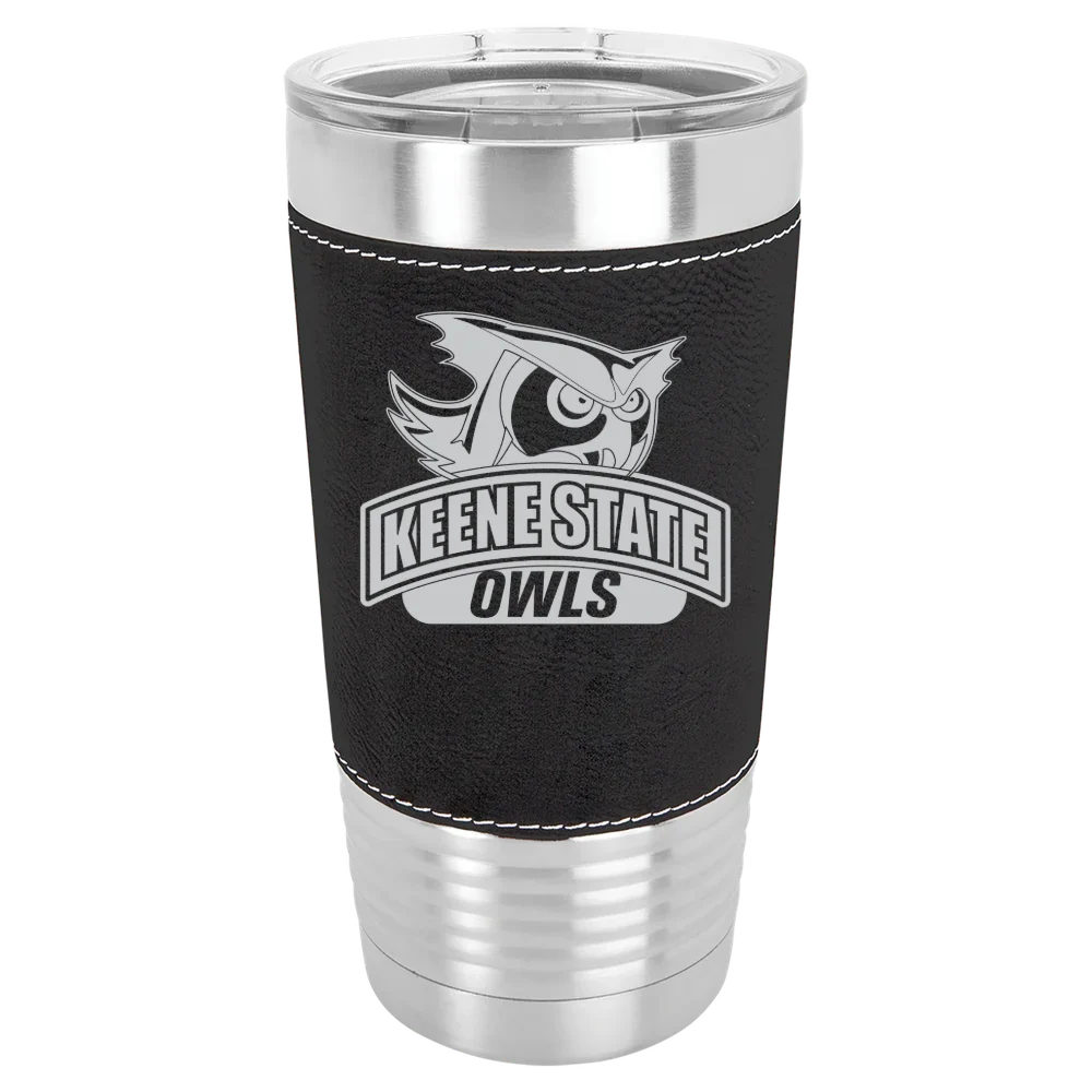 Keene State College Polar Camel 20 oz. Leatherette Grip Tumbler with Standard Lid
