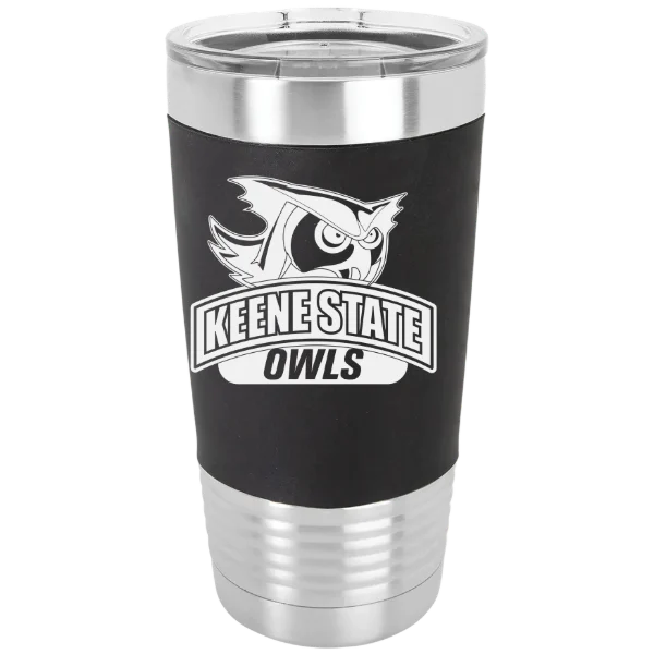 Keene State College Polar Camel 20 oz. Silicone Grip Tumbler with Standard Lid