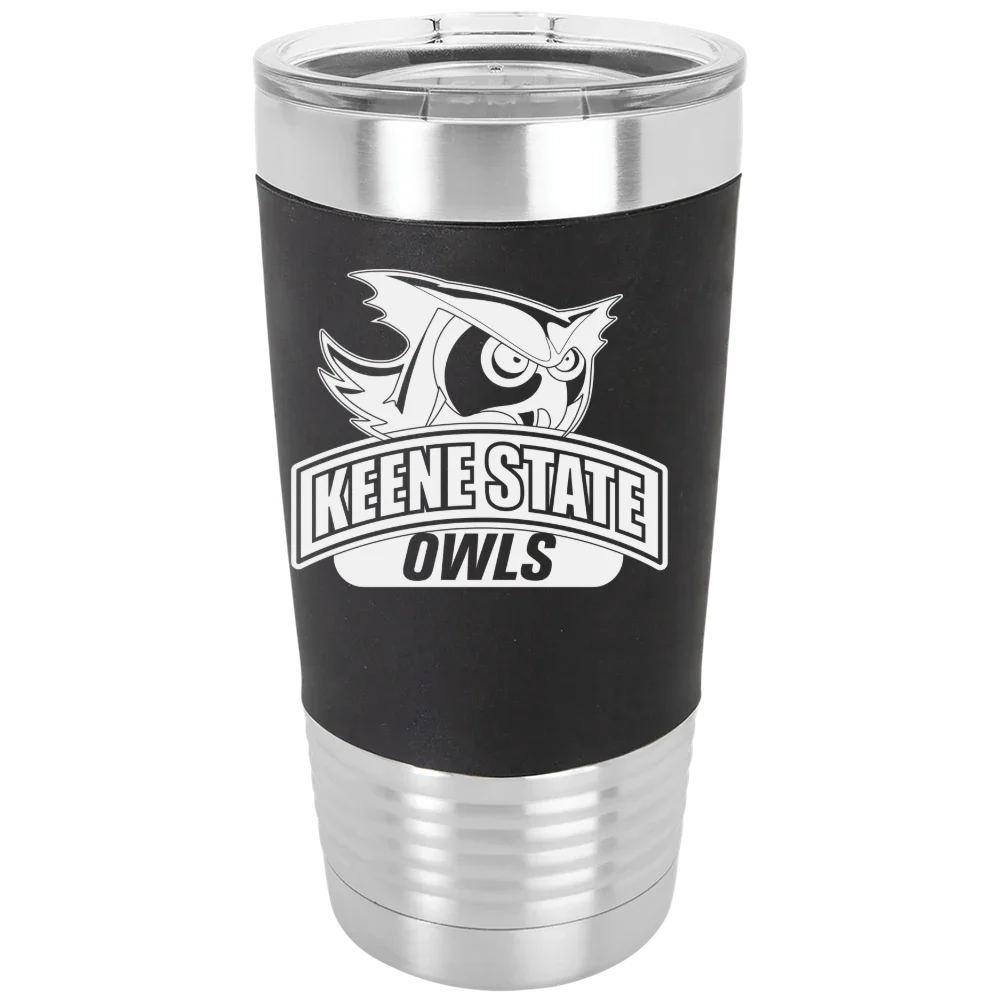 Keene State College Polar Camel 20 oz. Silicone Grip Tumbler with Standard Lid