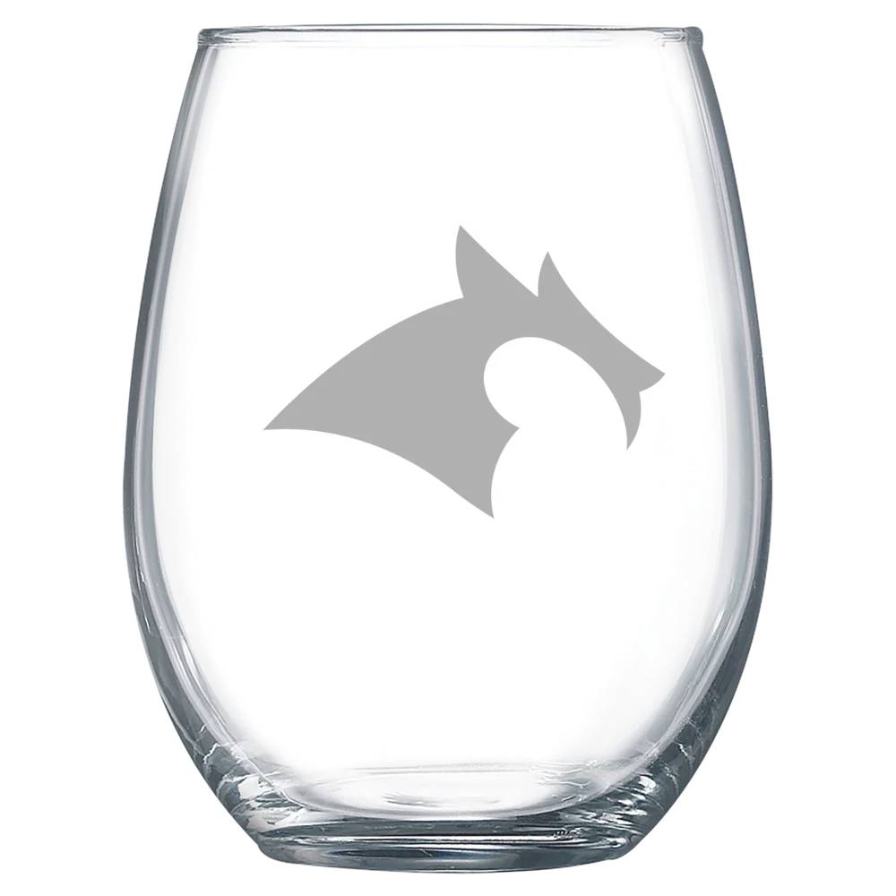 Kenyon College Polar Camel 15 oz. Stemless Wine Glass