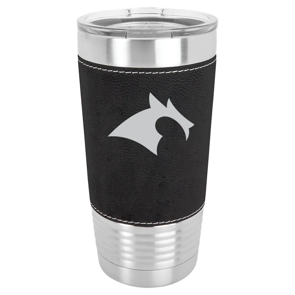 Kenyon College Polar Camel 20 oz. Leatherette Grip Tumbler with Standard Lid