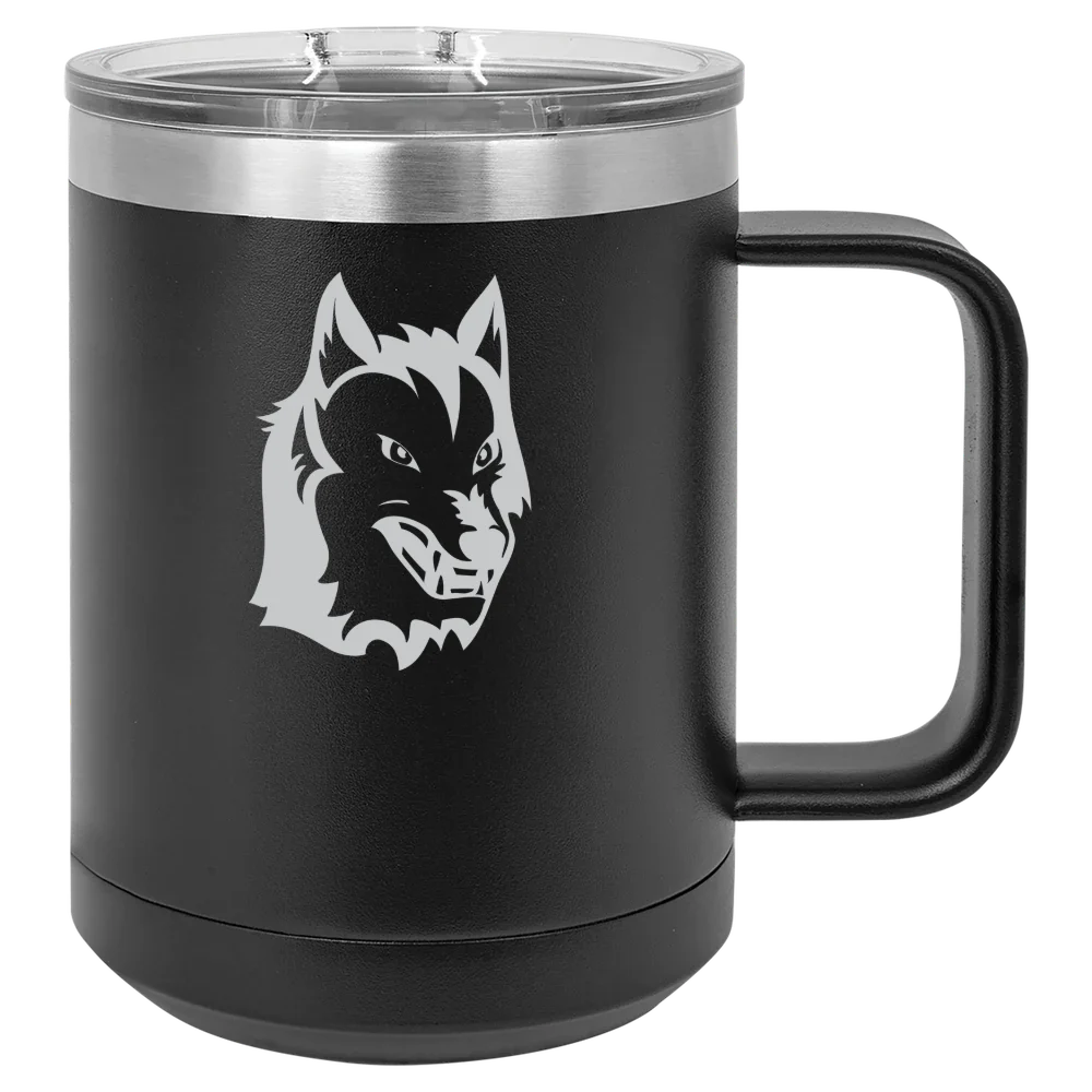 Keuka College Polar Camel 15 oz. Mug with Slider Lid