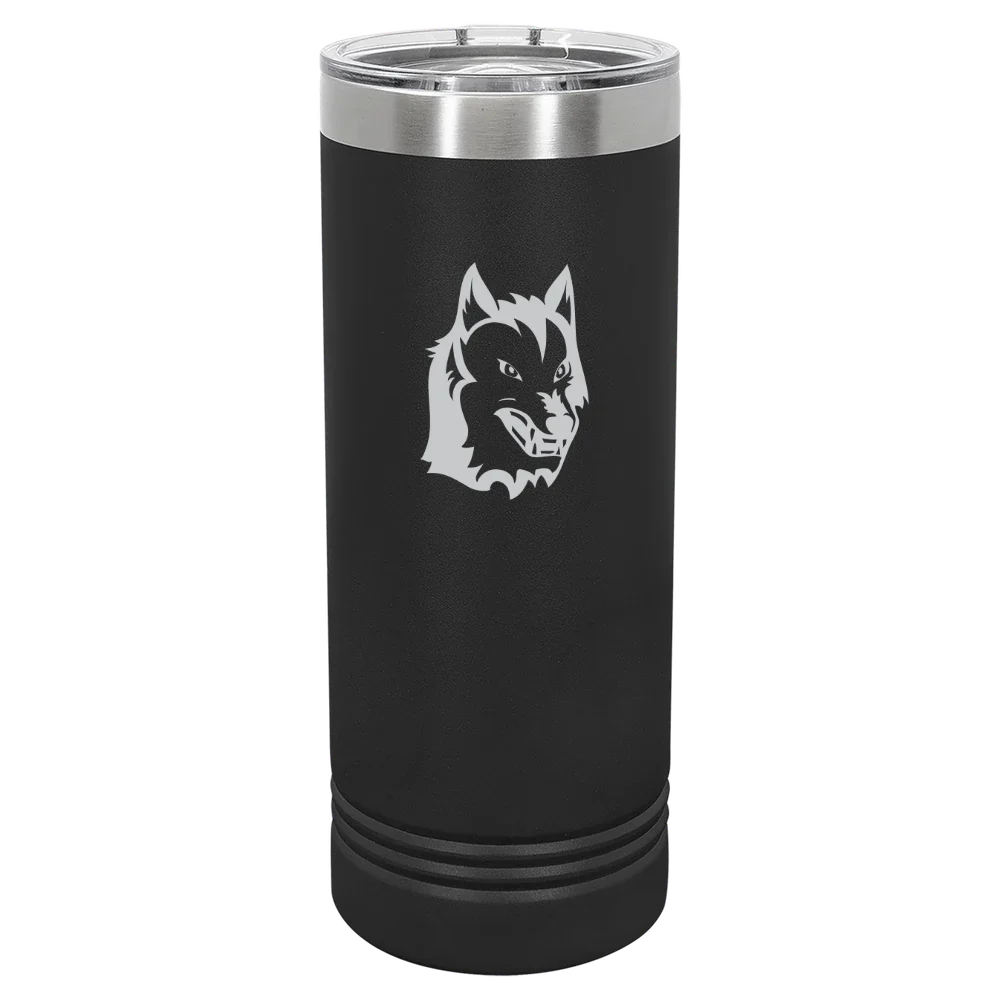 Keuka College Polar Camel 22 oz. Skinny Tumbler with Slider Lid