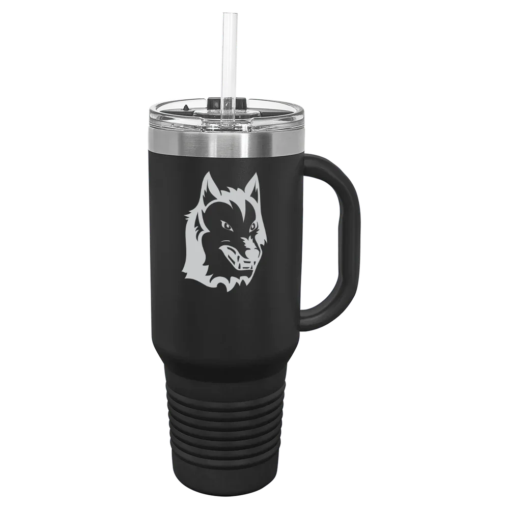 Keuka College Polar Camel 40 oz. Travel Mug with Snap Lid & Straw