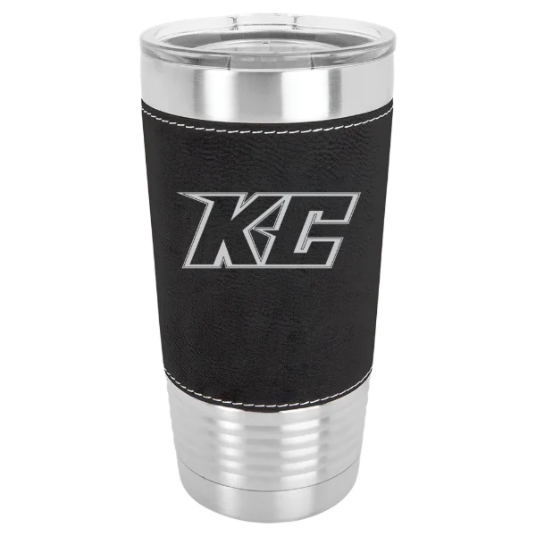Keystone College Polar Camel 20 oz. Leatherette Grip Tumbler with Standard Lid