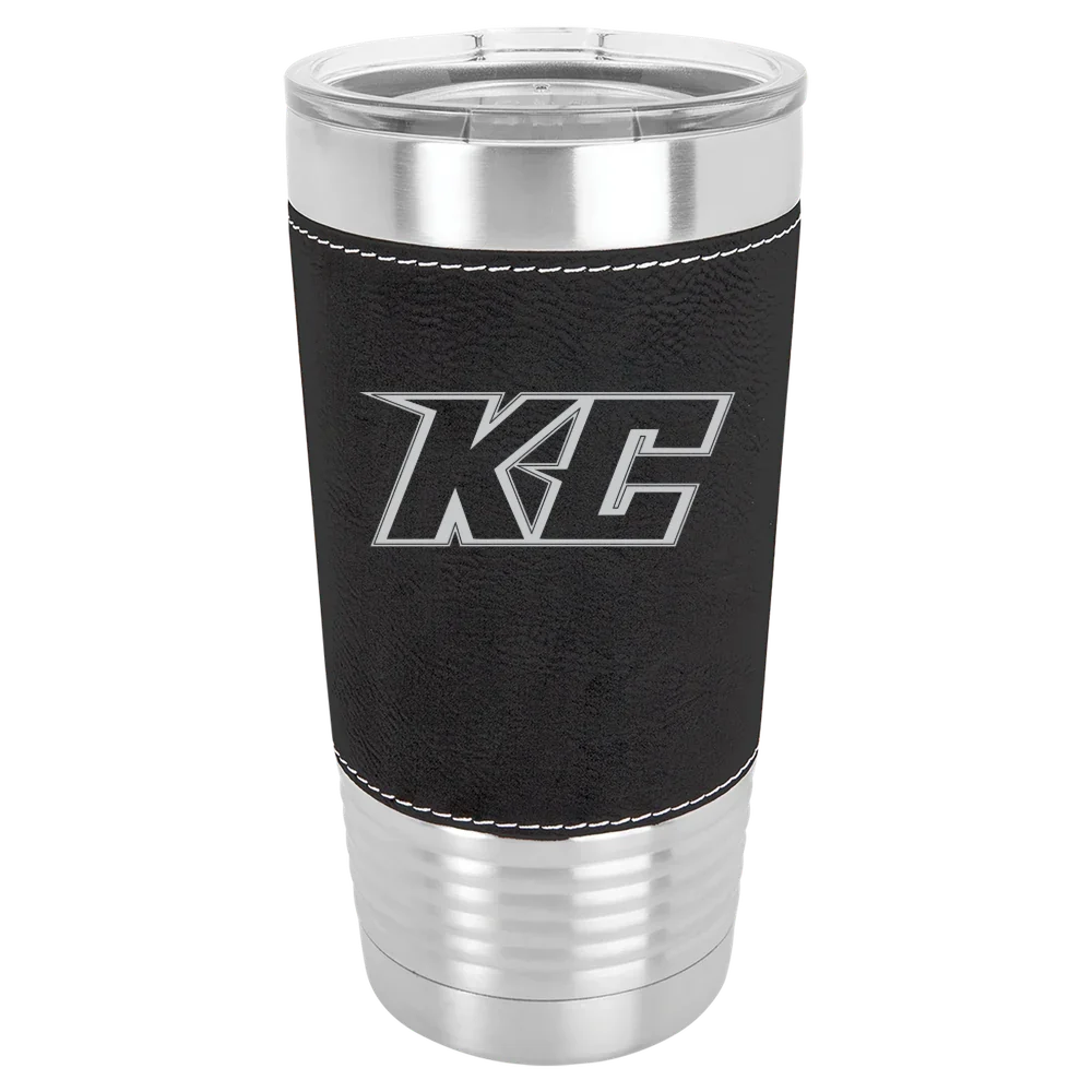 Keystone College Polar Camel 20 oz. Leatherette Grip Tumbler with Standard Lid