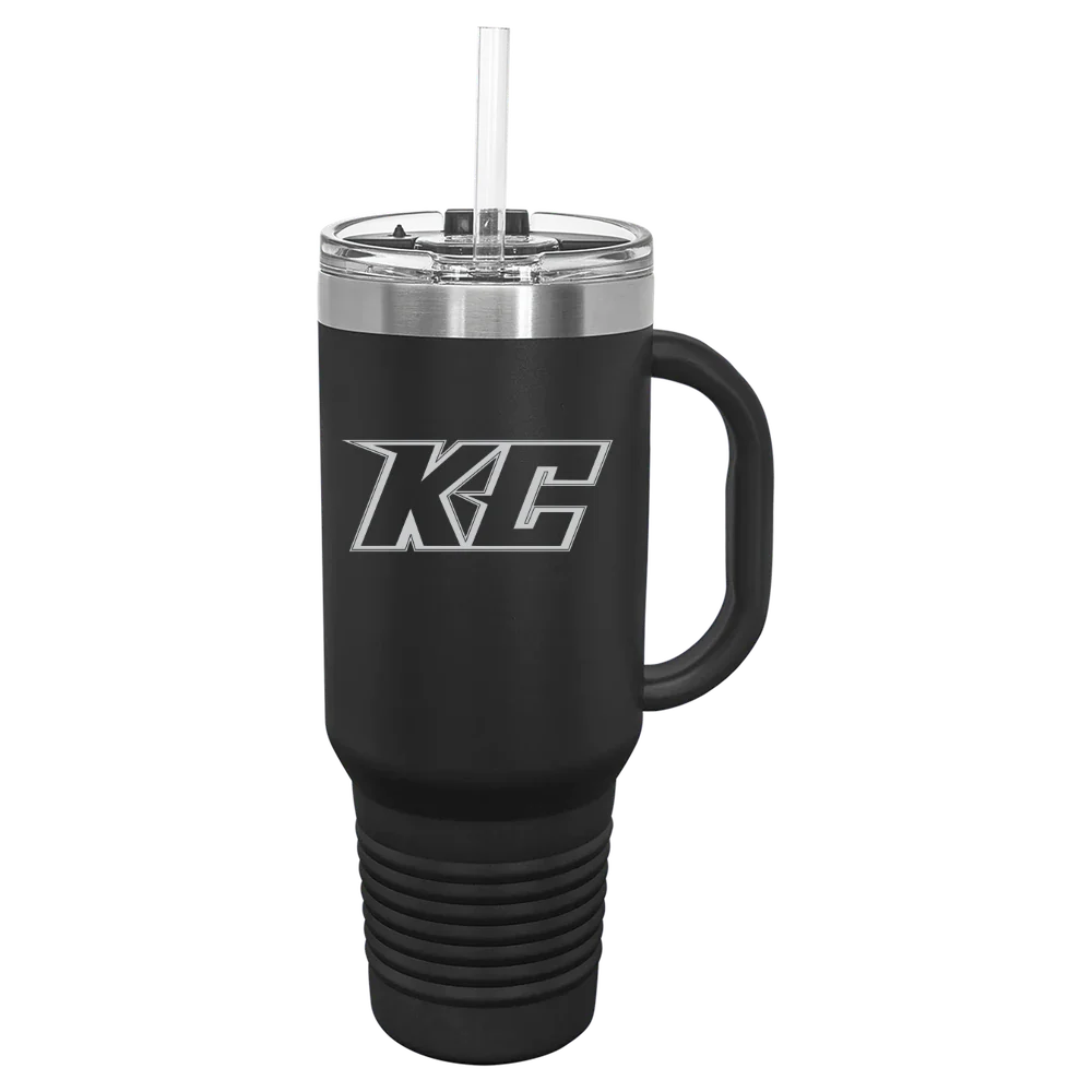 Keystone College Polar Camel 40 oz. Travel Mug with Snap Lid & Straw