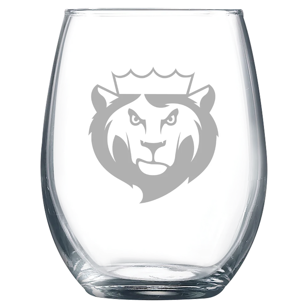 King's College (Pennsylvania) Polar Camel 9 oz. Stemless Wine Glass