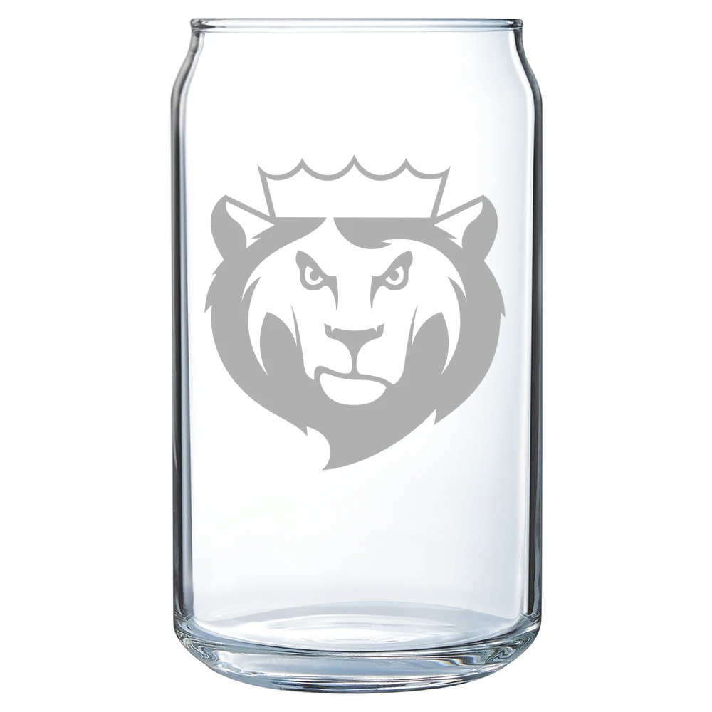 King's College (Pennsylvania) Polar Camel 16 oz. Can Glass