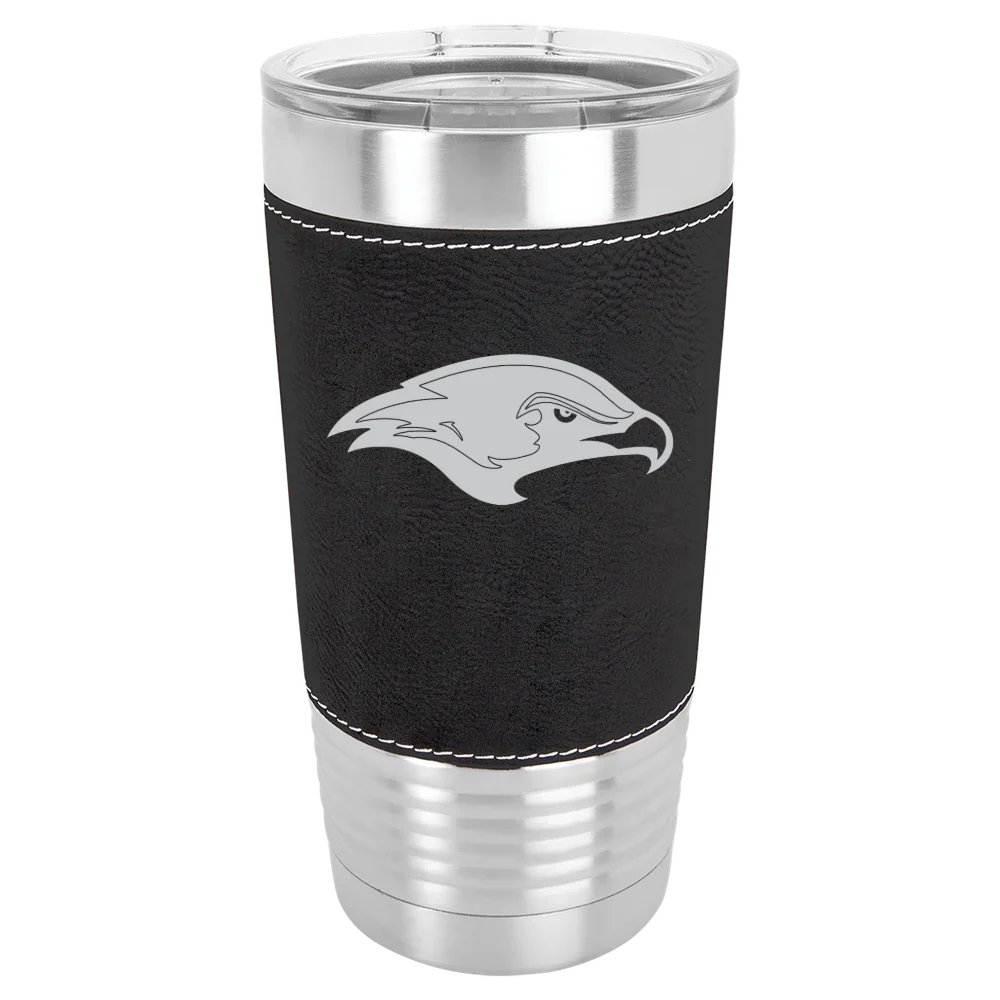 La Roche University Polar Camel 20 oz. Leatherette Grip Tumbler with Standard Lid