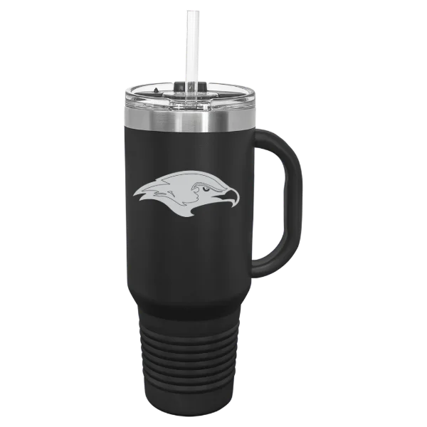 La Roche University Polar Camel 40 oz. Travel Mug with Snap Lid & Straw