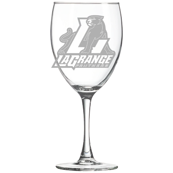 LaGrange College Polar Camel 10 1/2 oz. Wine Glass