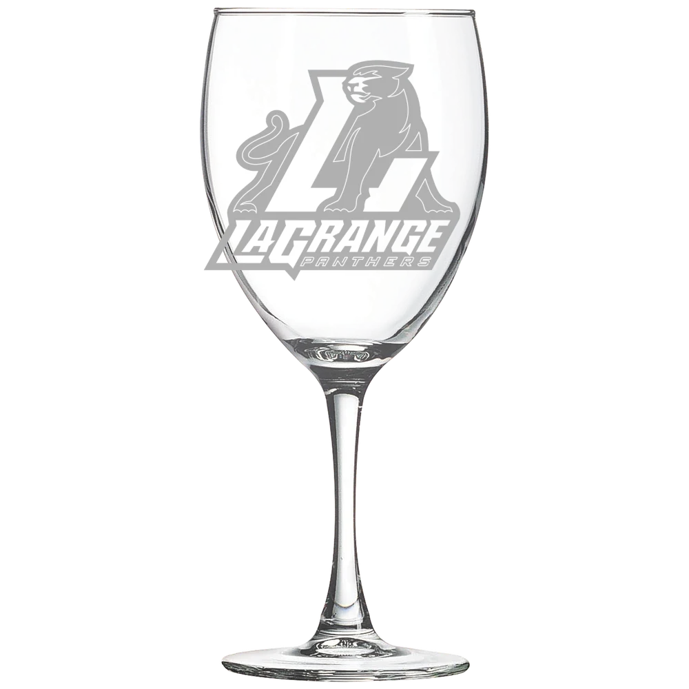 LaGrange College Polar Camel 10 1/2 oz. Wine Glass
