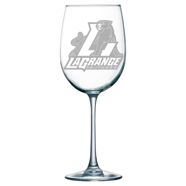 LaGrange College Polar Camel 19 oz. Wine Glass
