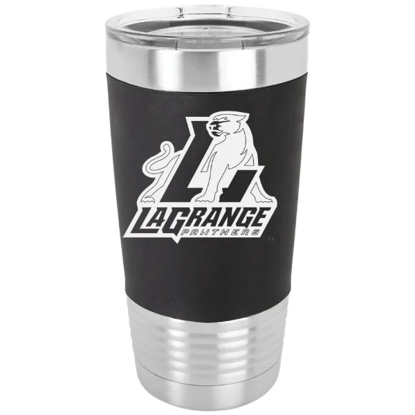 LaGrange College Polar Camel 20 oz. Silicone Grip Tumbler with Standard Lid