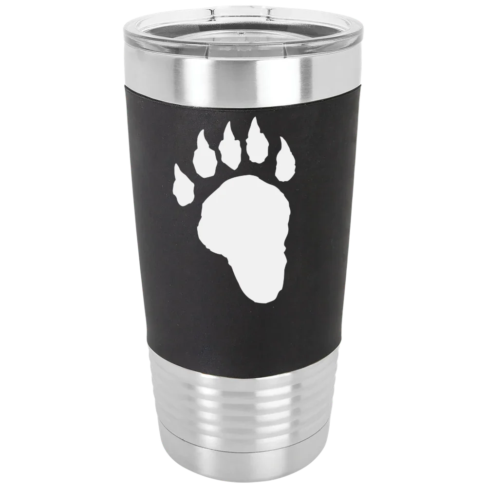 Lake Forest College Polar Camel 20 oz. Silicone Grip Tumbler with Standard Lid