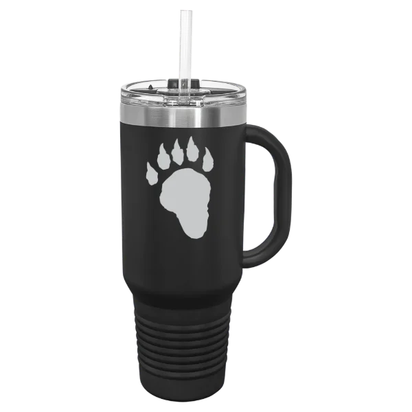 Lake Forest College Polar Camel 40 oz. Travel Mug with Snap Lid & Straw