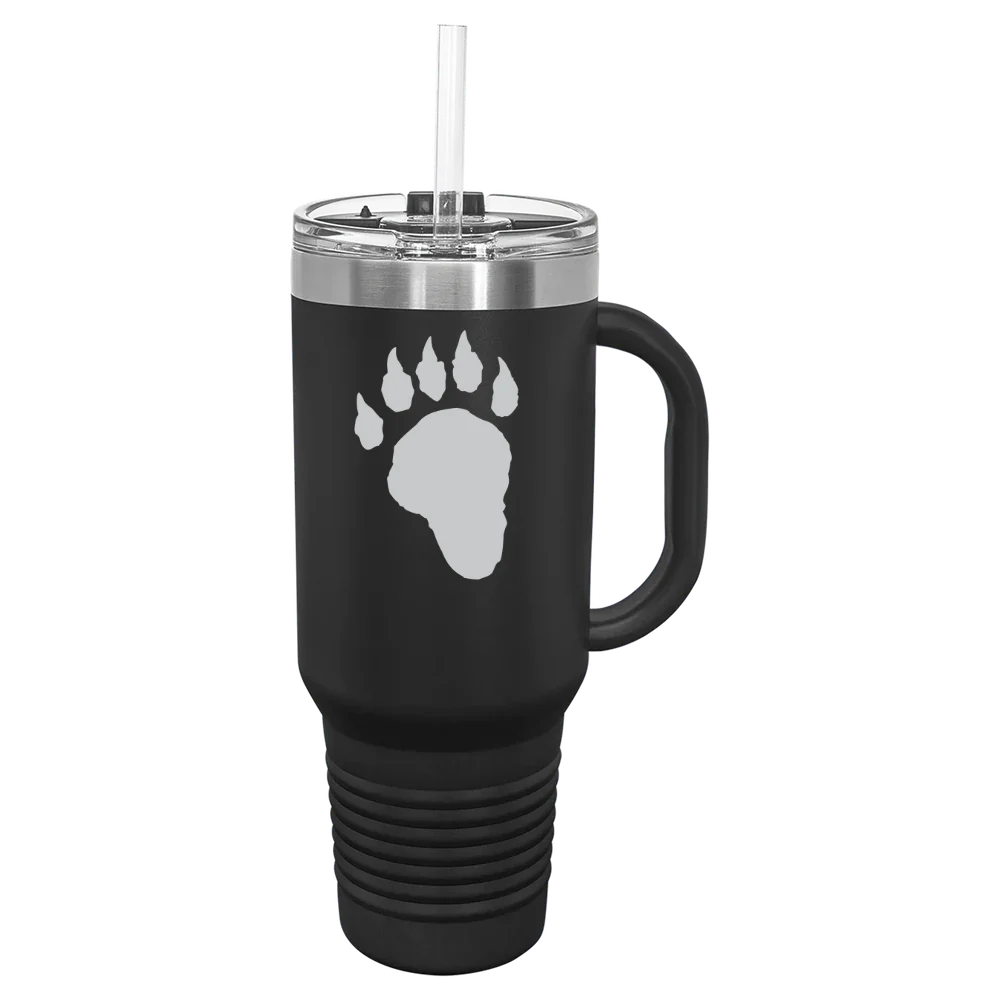 Lake Forest College Polar Camel 40 oz. Travel Mug with Snap Lid & Straw
