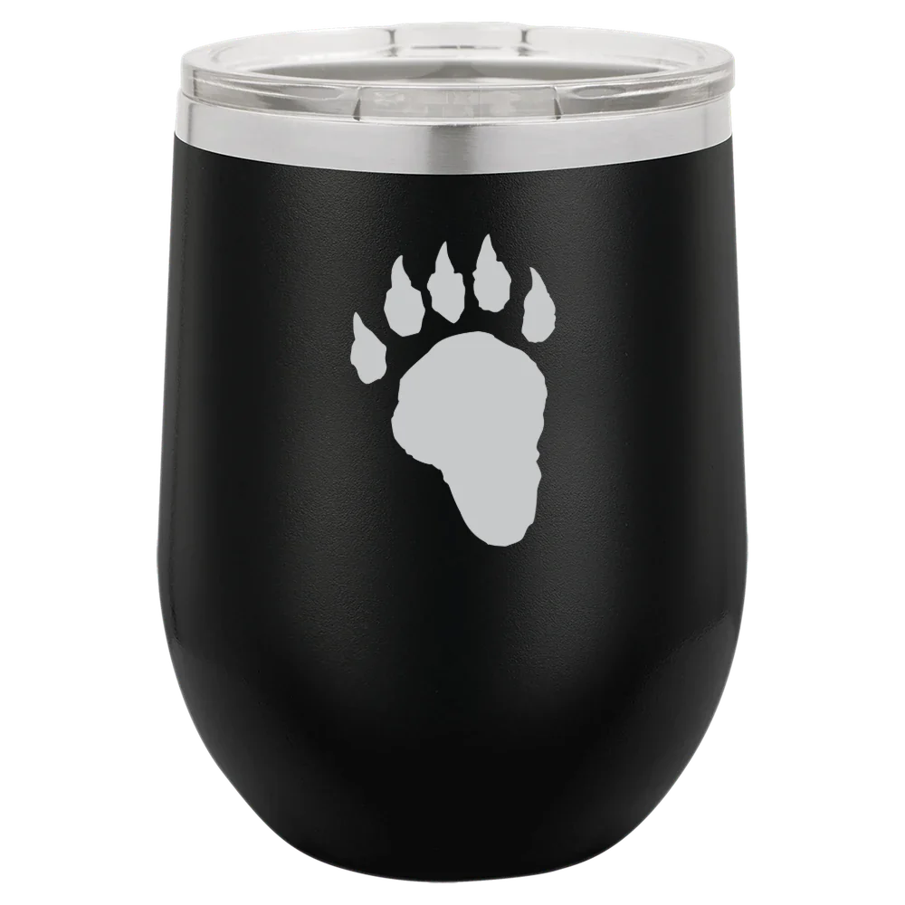 Lake Forest College Polar Camel 12 oz. Stemless Wine Tumbler