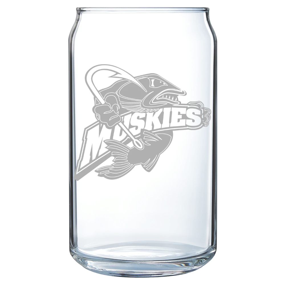 Lakeland University Polar Camel 16 oz. Can Glass