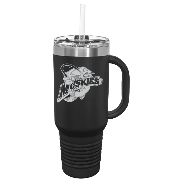 Lakeland University Polar Camel 40 oz. Travel Mug with Snap Lid & Straw
