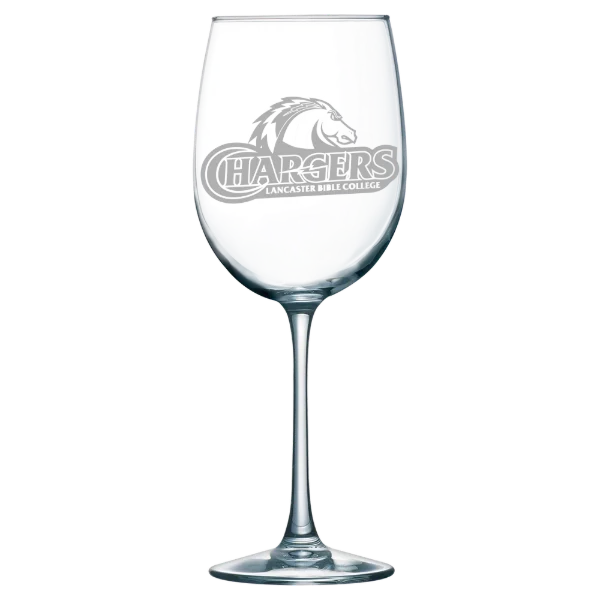 Lancaster Bible College Polar Camel 19 oz. Wine Glass