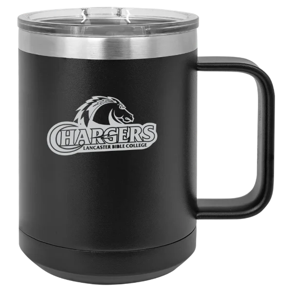 Lancaster Bible College Polar Camel 15 oz. Mug with Slider Lid