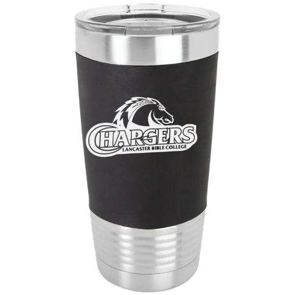 Lancaster Bible College Polar Camel 20 oz. Silicone Grip Tumbler with Standard Lid