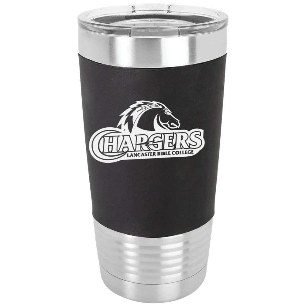 Lancaster Bible College Polar Camel 20 oz. Silicone Grip Tumbler with Standard Lid