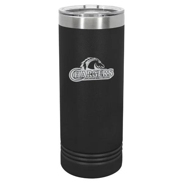 Lancaster Bible College Polar Camel 22 oz. Skinny Tumbler with Slider Lid