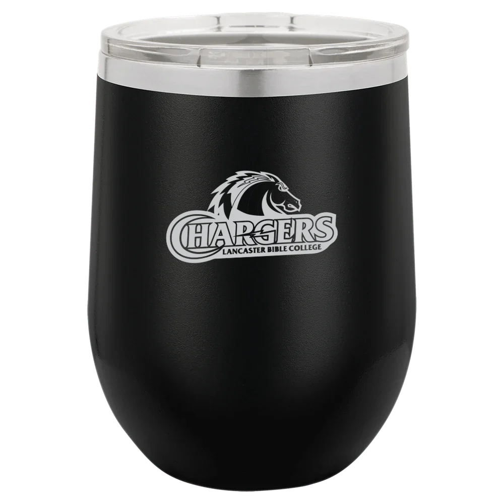Lancaster Bible College Polar Camel 12 oz. Stemless Wine Tumbler