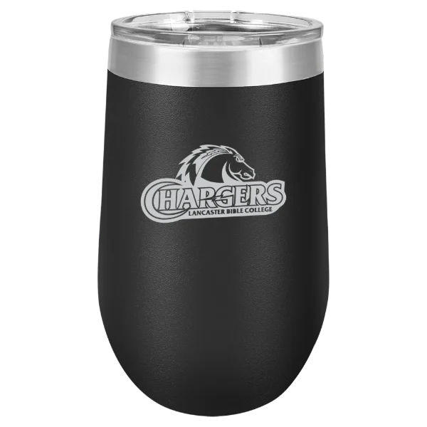 Lancaster Bible College Polar Camel 16 oz. Stemless Wine Tumbler
