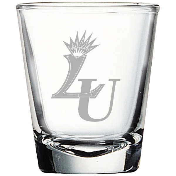 Lasell University Polar Camel 1.7 oz. Shot Glass