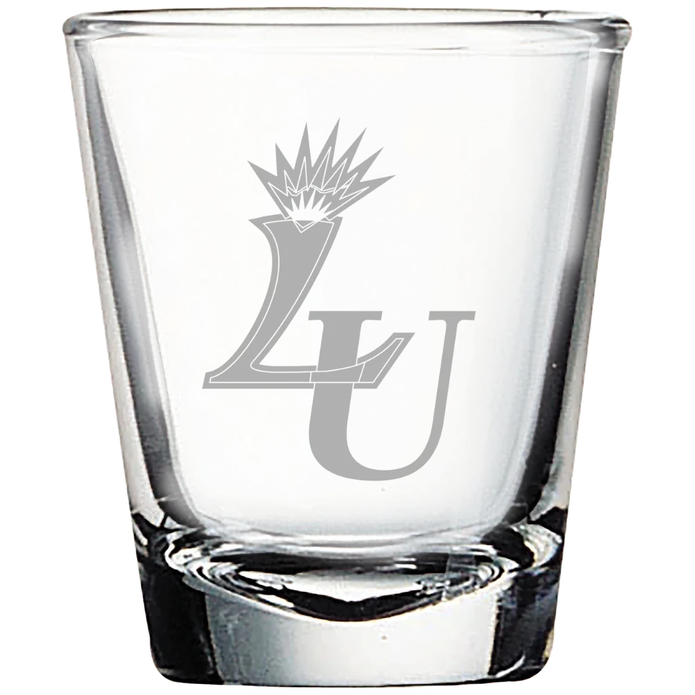 Lasell University Polar Camel 1.7 oz. Shot Glass