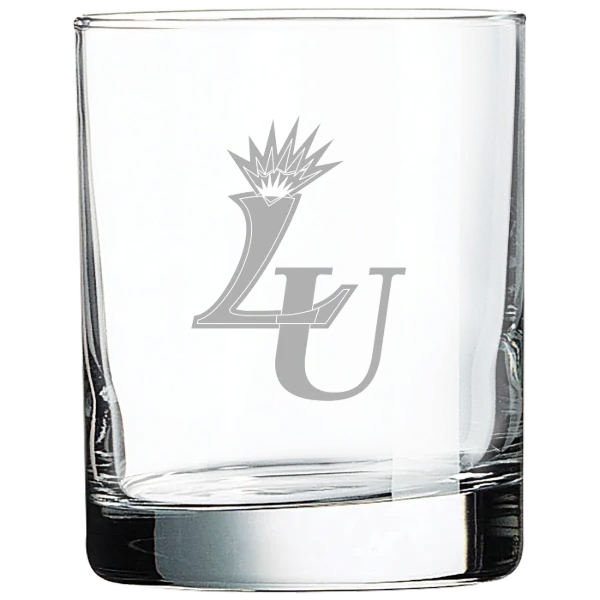 Lasell University Polar Camel 10 1/2 oz. On The Rocks Glass