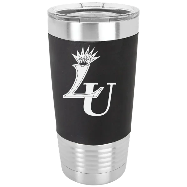 Lasell University Polar Camel 20 oz. Silicone Grip Tumbler with Standard Lid